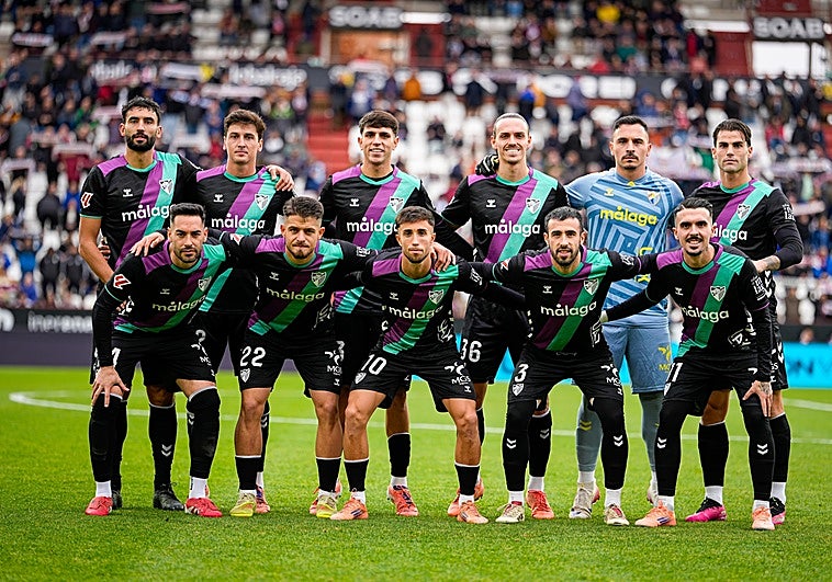 El Málaga acabó el partido en Albacete con ocho canteranos