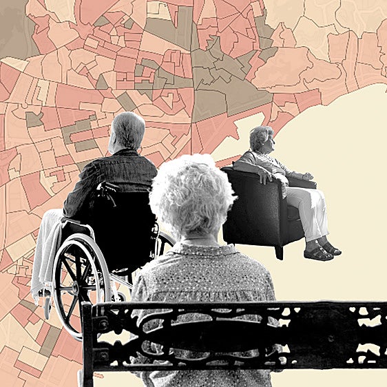 El mapa de la soledad en Málaga: la gentrificación aísla a los mayores