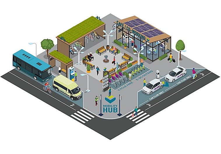 Marbella impulsa en Miraflores un centro de movilidad con alternativas al vehículo privado