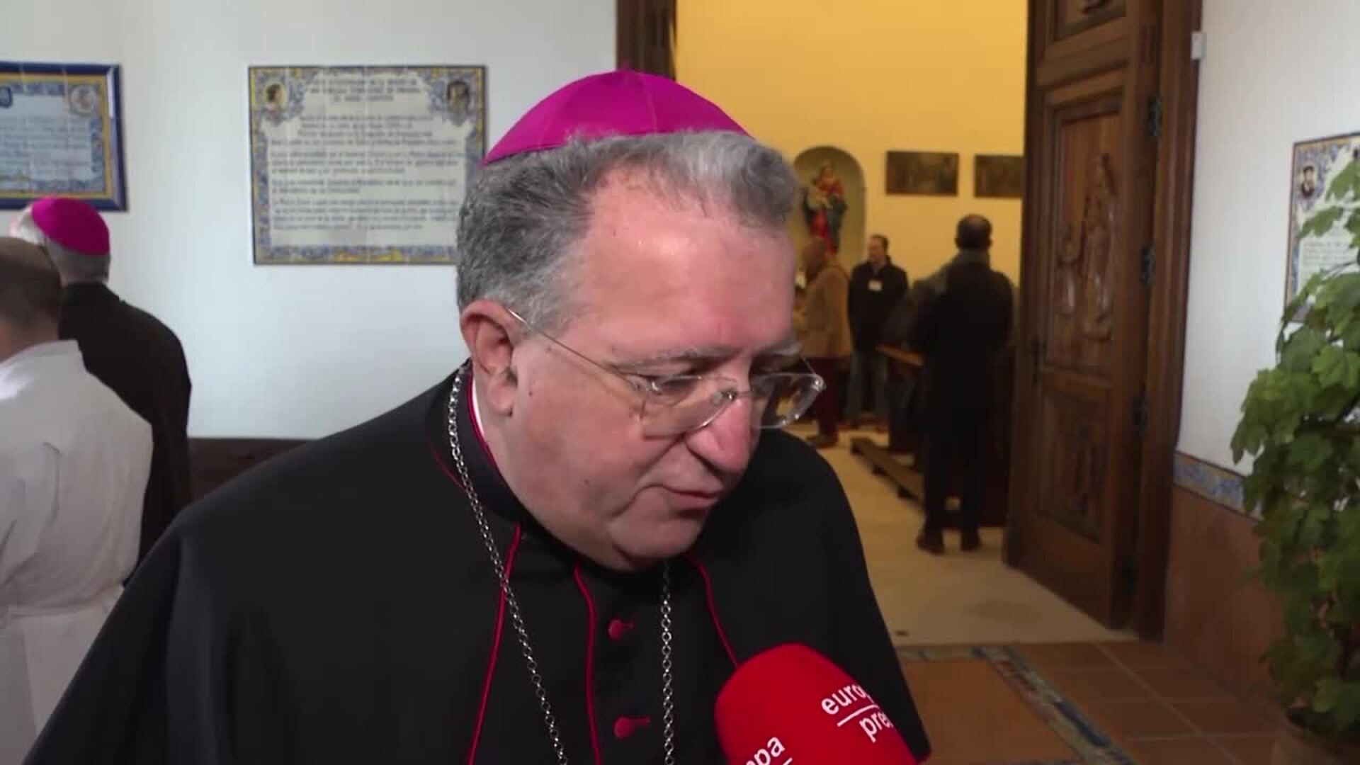 Obispo de Getafe: "El Papa es fuerte, tengo esperanza de que se recupere"