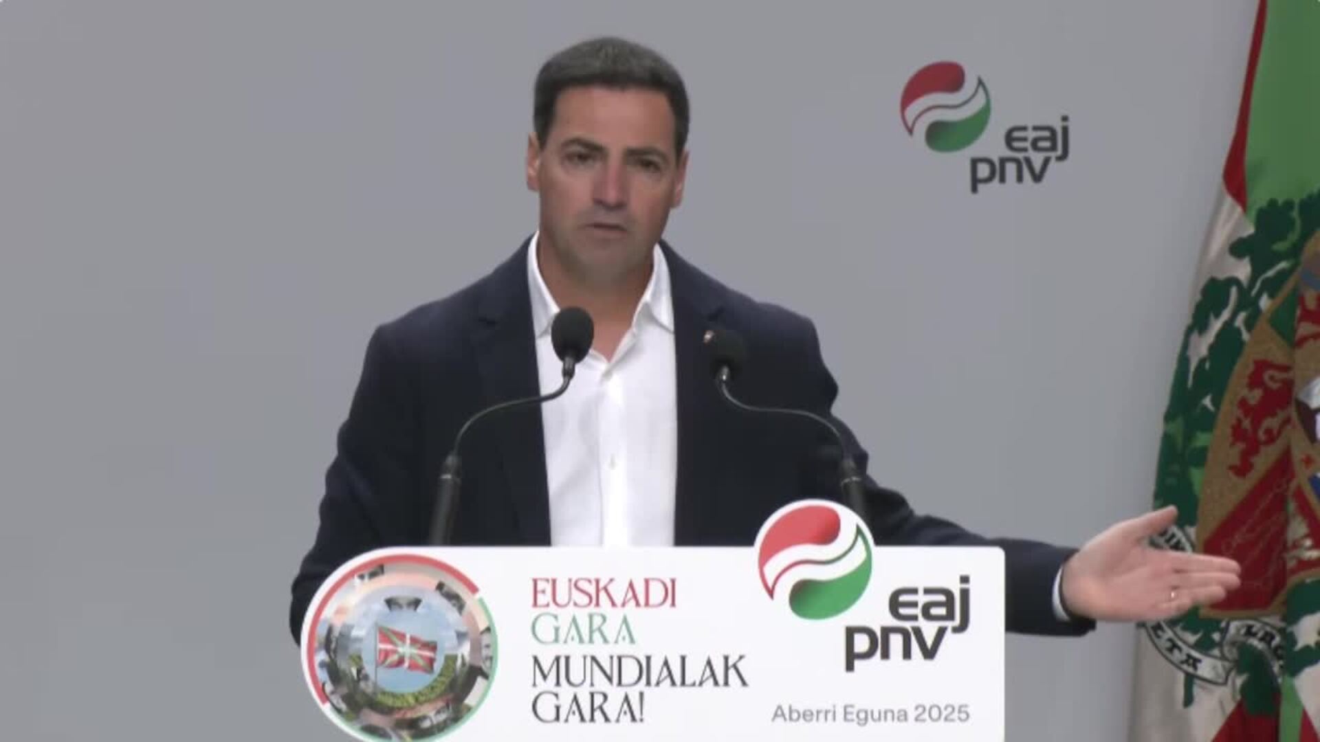 Pradales afirma que Euskadi es "una nación" que no estará "subordinada" a un Estado "jacobino"