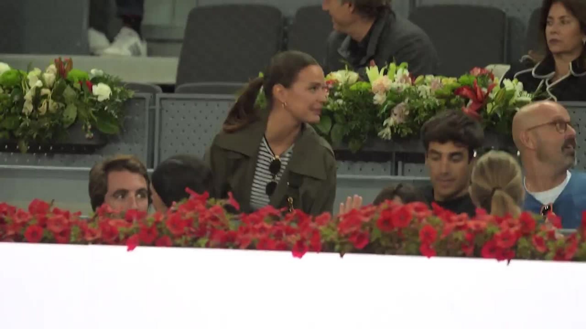 Parejas conocidas presumen de su amor en el Mutua Madrid Open
