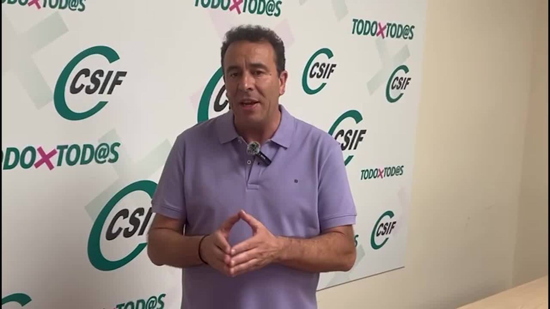 CSIF reitera su "rechazo" a la OEP de 2025 al considerar "insuficientes" las plazas ofertadas