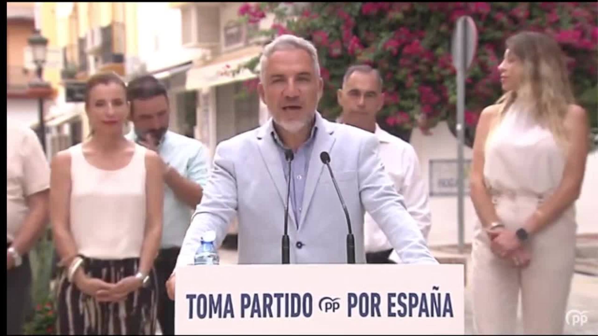 El PP ve a Sánchez "acorralado y en las últimas"