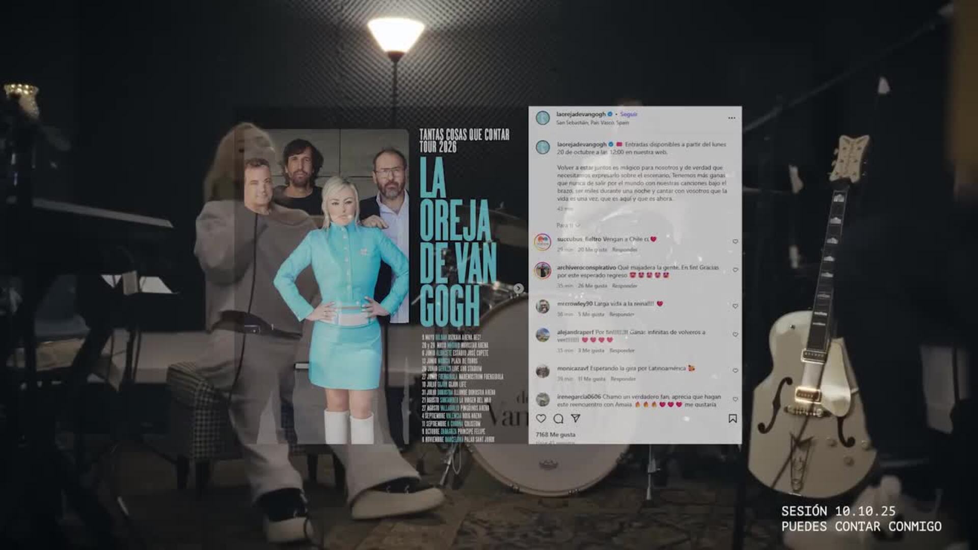 La Oreja de Van Gogh anuncia gira tras el regreso de Amaia Montero