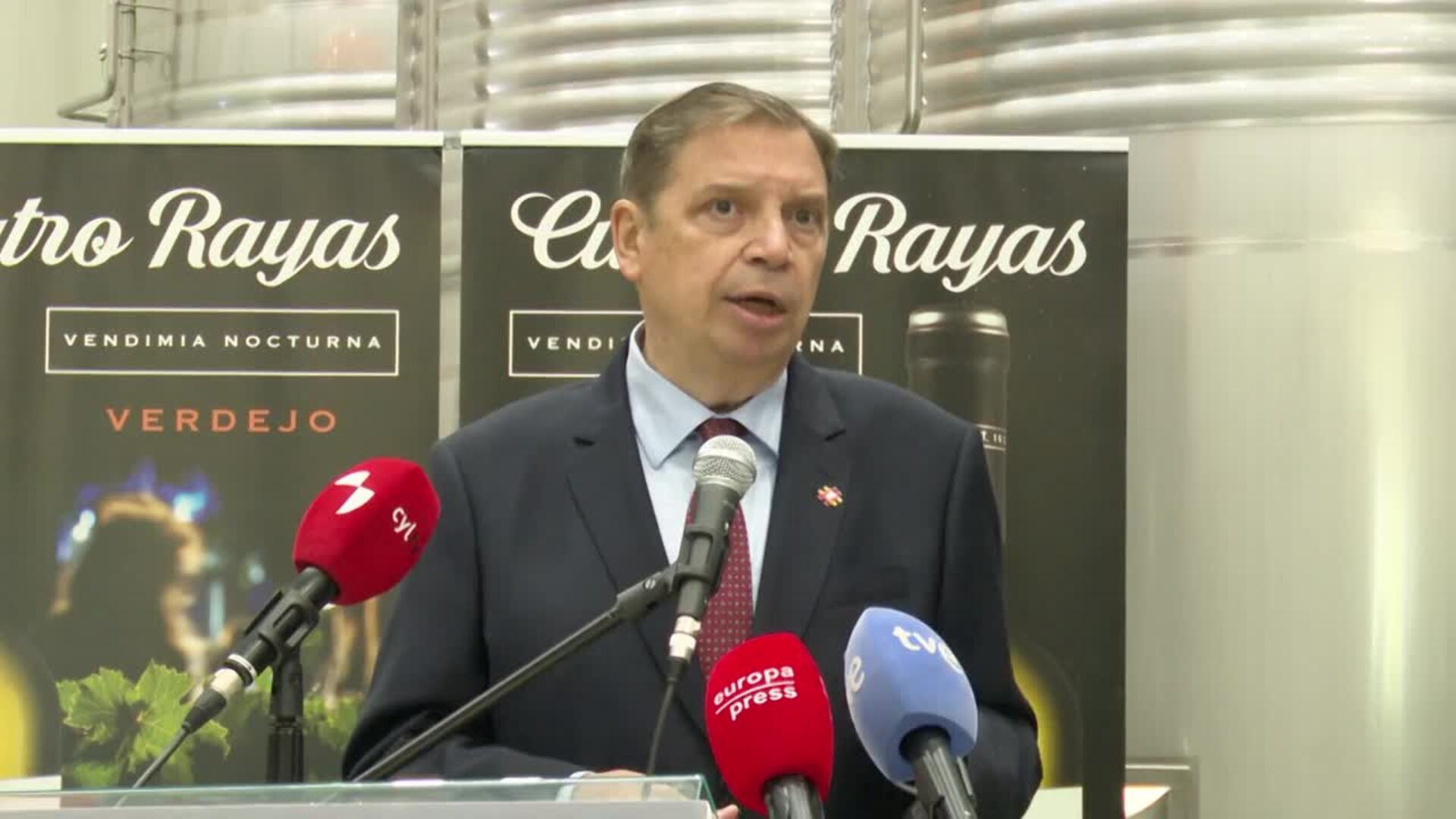 Planas cifra en un 99,22% la inversión de los 202 millones en la sectorial del vino