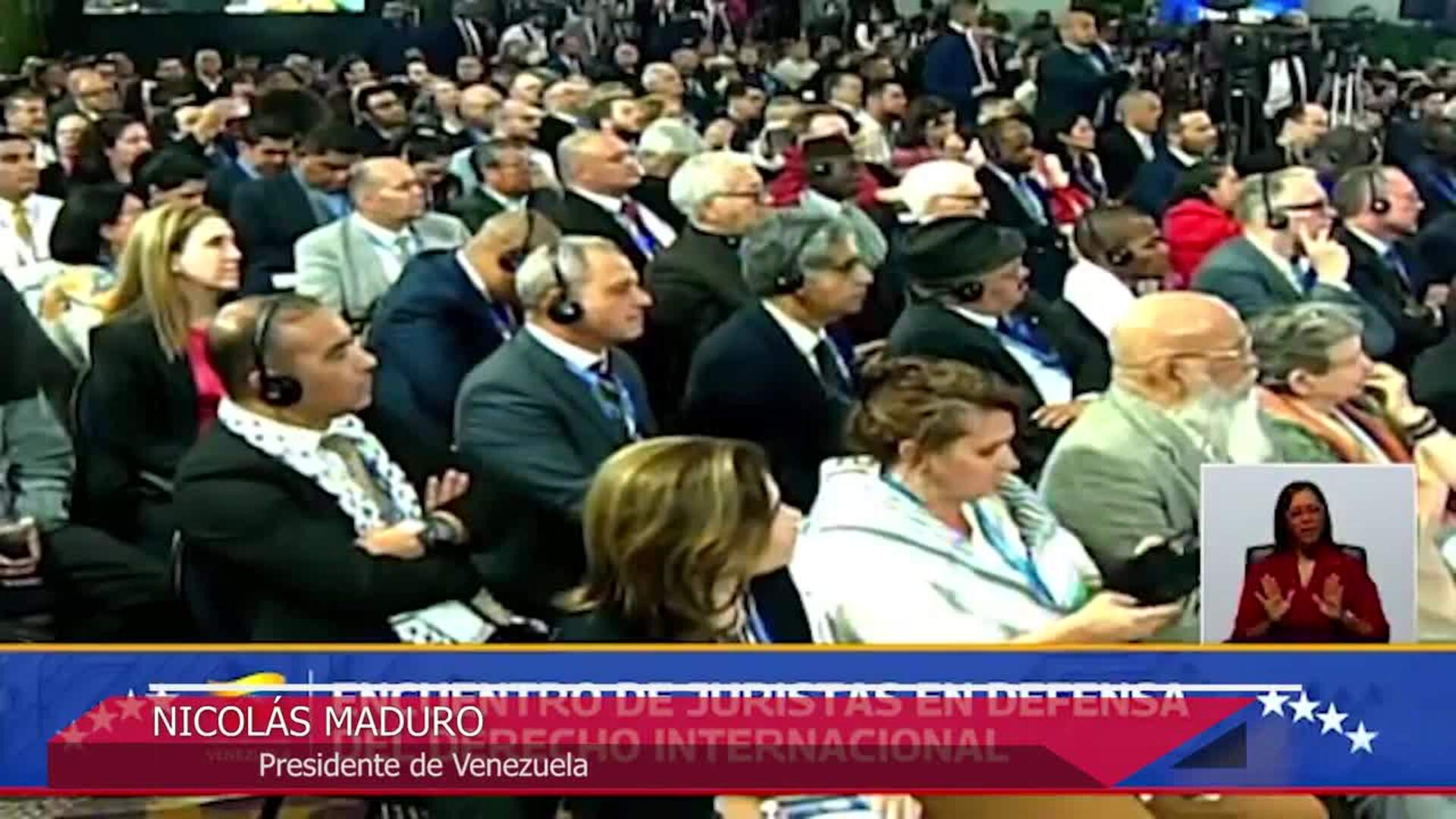 Maduro, a EEUU: "Paren la mano enloquecida de quien ordena llevar una guerra al Caribe"