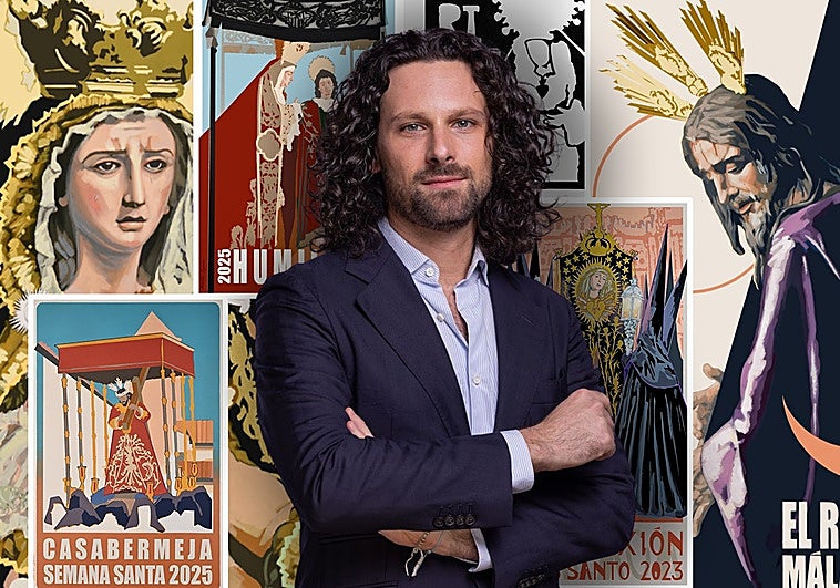 Martín España: «El cartel de la Semana Santa de Málaga supone un antes y un después en mi propia producción»
