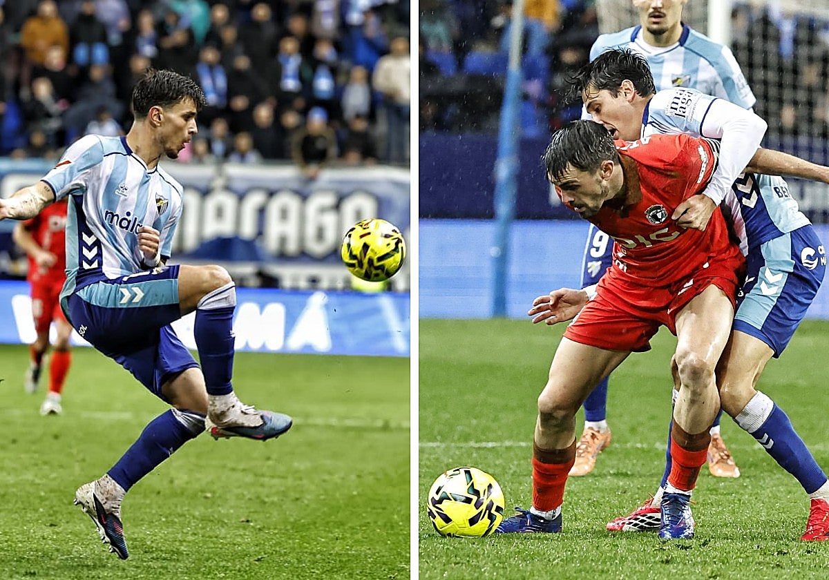 Dos retoques obligados en el Málaga para el duelo en Anduva