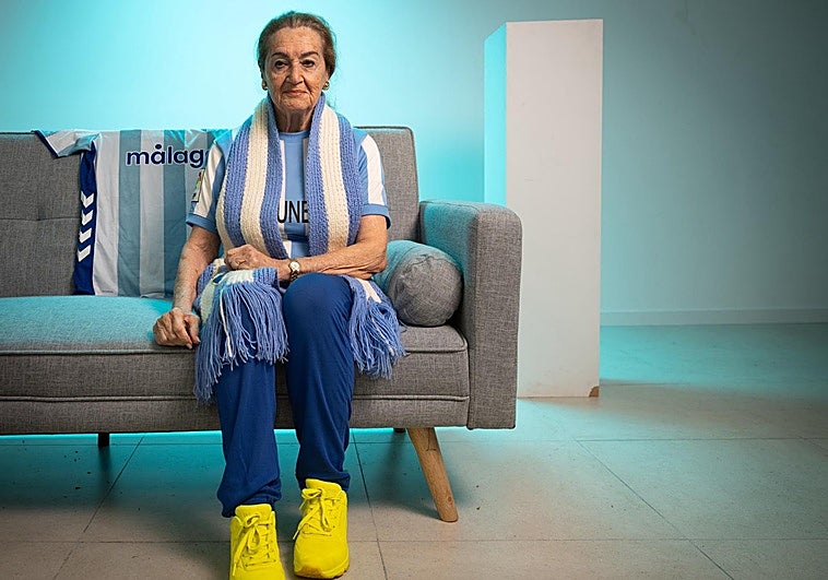 Encarnita Perrault: «Espero no morir antes de ver al Málaga otra vez en Primera División»