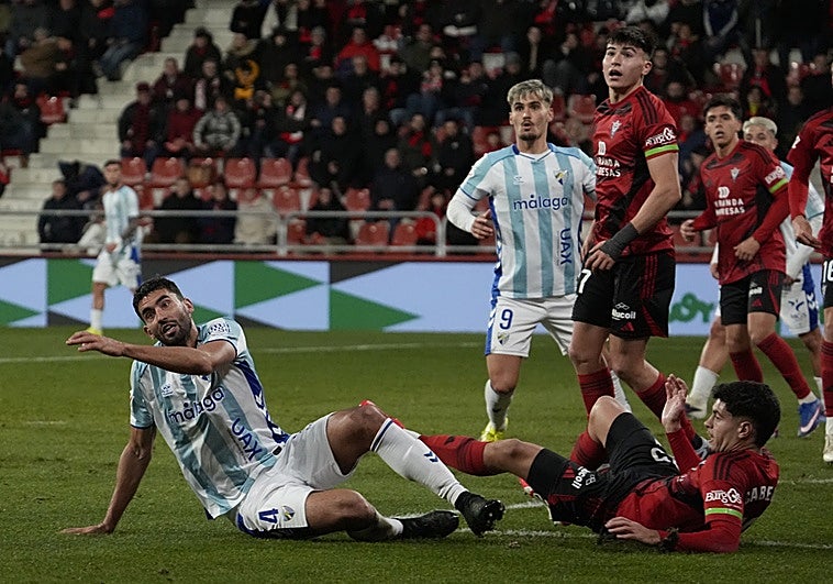 Galilea será baja más de un mes en el Málaga por una lesión muscular