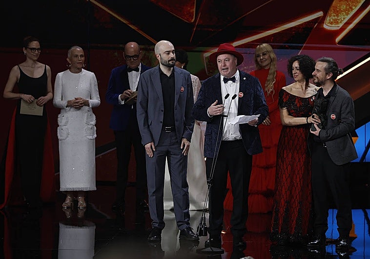 El corto malagueño ‘Gilbert’ gana el Goya de animación en la gala más política desde el 'No a la guerra'