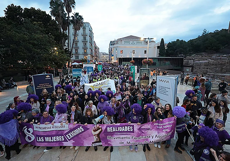 Feministas de Málaga llaman a manifestarse el 8M «no por costumbre, sino por necesidad»
