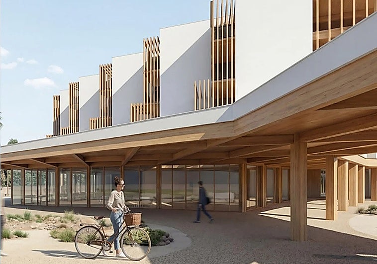 El complejo de apartamentos de madera de Torremolinos se inaugura el lunes