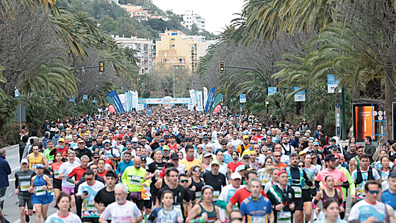 Kipkorir, ganador del Maratón de Málaga de 2024, la principal baza en el grupo de élite