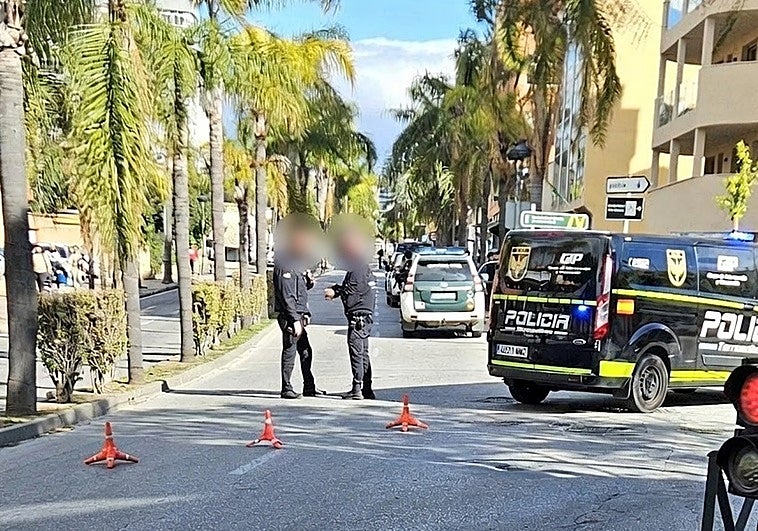 Fuerte despliegue policial por tierra y aire en Torremolinos: la UCO detiene a un peligroso fugitivo
