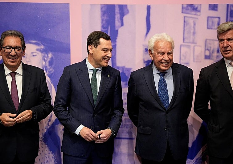 Juanma y Felipe, en el centenario de Cayetana