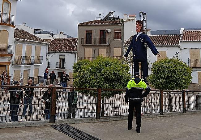 Quema de Judas, en El Burgo.