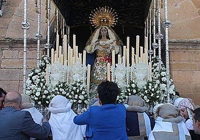 Procesión de la Virgen de Loreto.