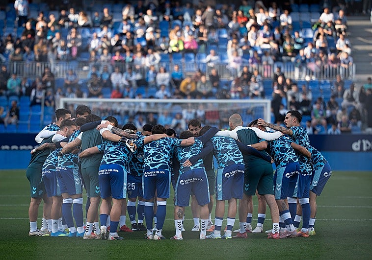 El Málaga, con el calendario más exigente para buscar el ascenso