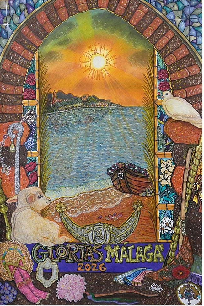 Cartel de las Glorias de Málaga 2026.