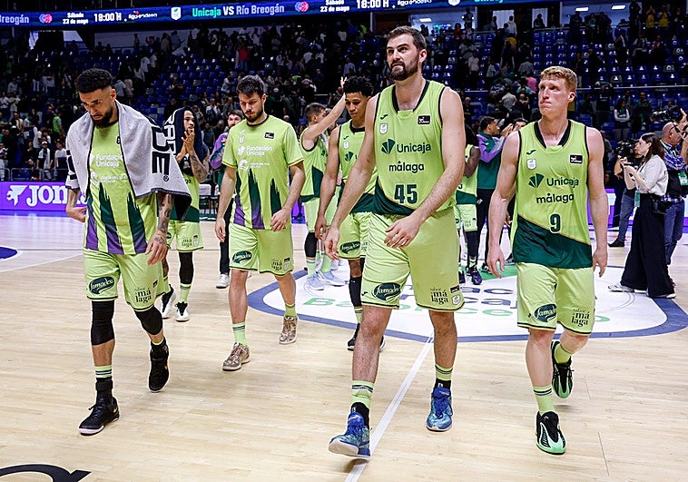 El lastre del Unicaja: tres derrotas contra los tres últimos