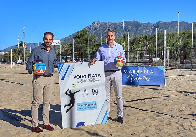 Mer än 1 200 elever kommer att delta i beachvolleybollsessionerna i Marbella School Sports Games
