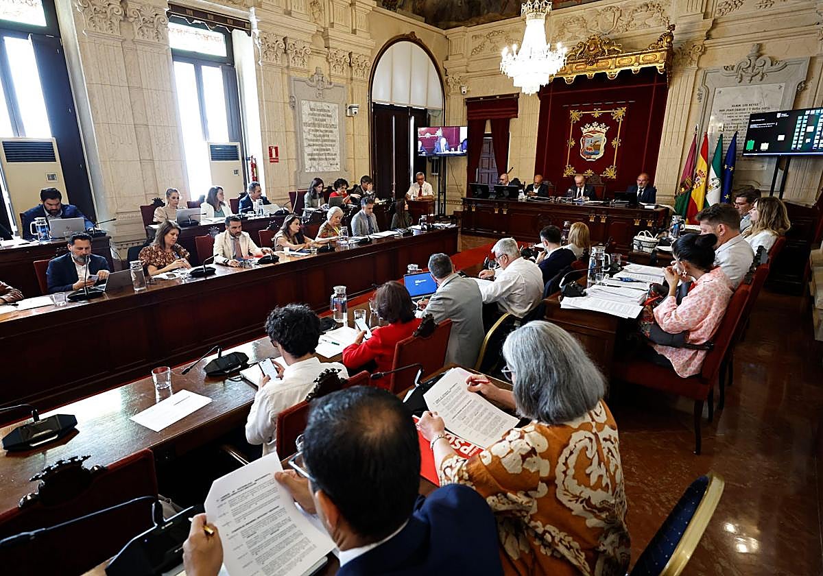 Acuerdo histórico en el pleno de Málaga: todos firman que se construya el tren litoral