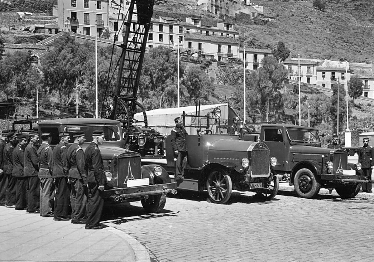 Tryck av Malaga | Brandmän
