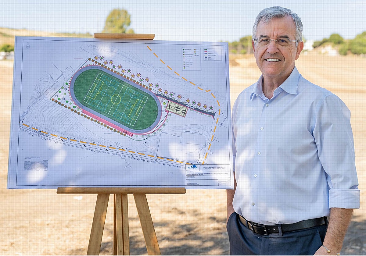 Estepona inicia la construcción de un velódromo con campo de fútbol y de rugby