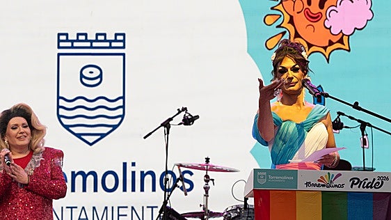 Satín Greco descorcha el Pride de Torremolinos: «Ser diferente no es un problema, es un superpoder»