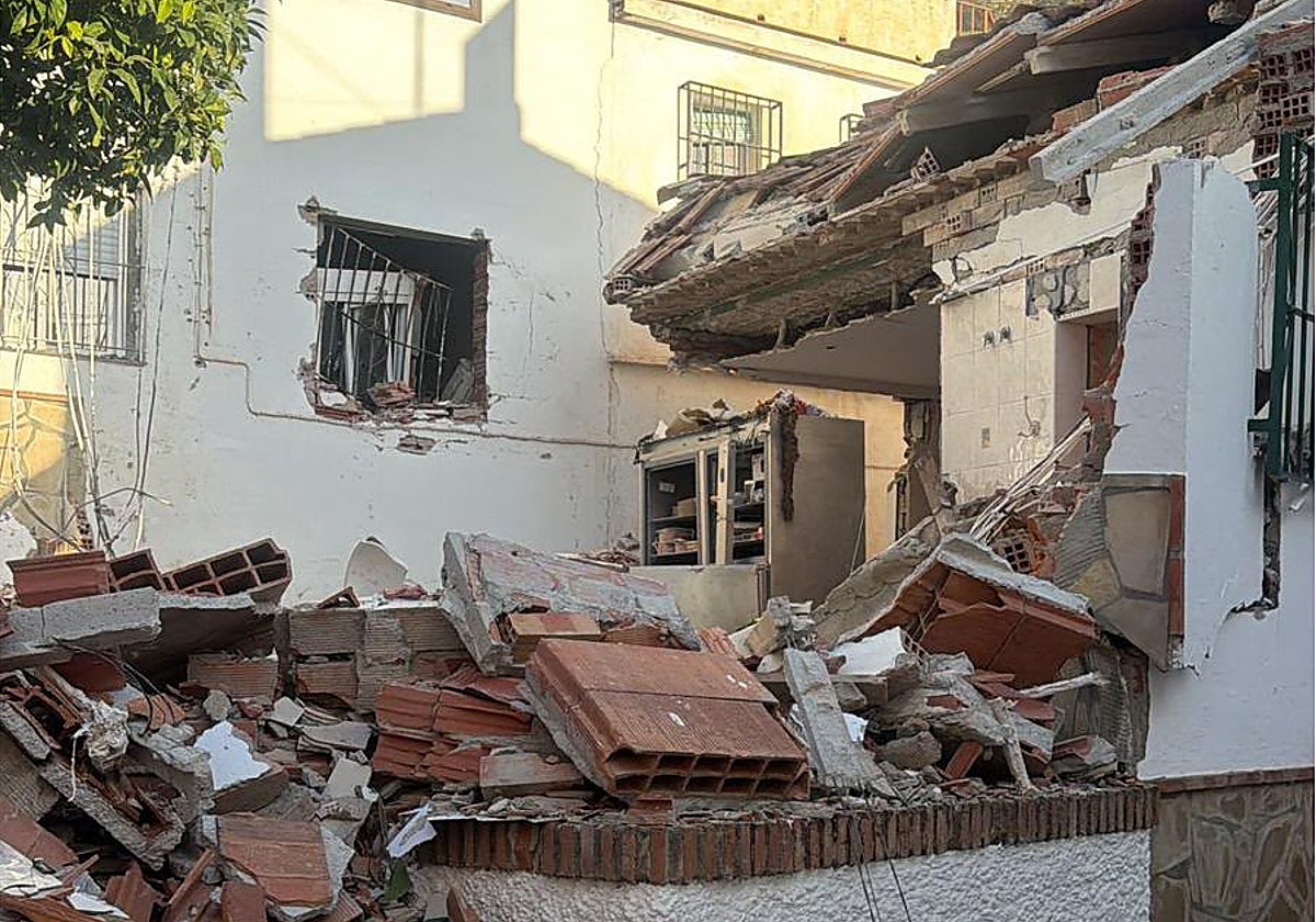 Siete heridos en una explosión de gas en un restaurante de Sayalonga