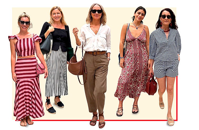Vichy versus rayas: duelo de estampados de moda en el street style malagueño