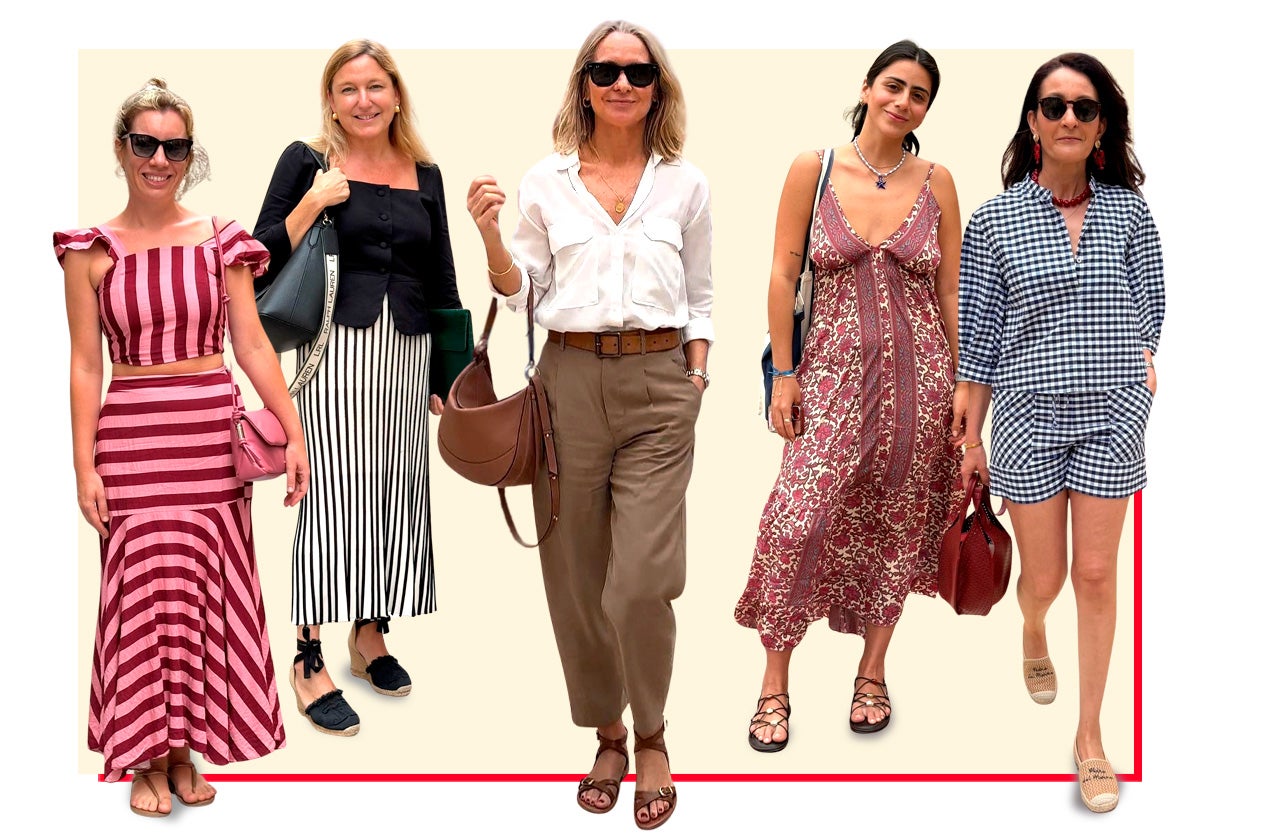 Vichy versus rayas: duelo de estampados de moda en el street style malagueño