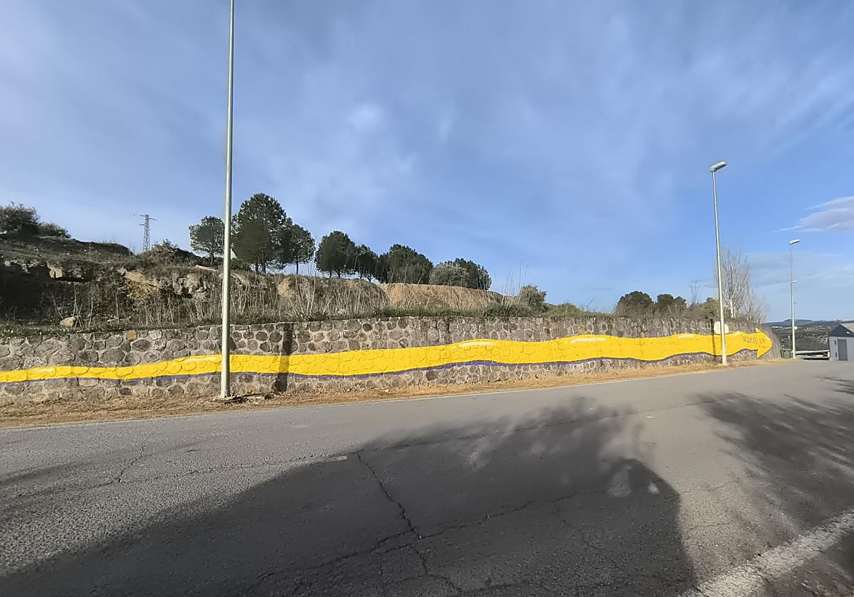 Den största gula pilen på Camino de Santiago finns i en stad i Malaga