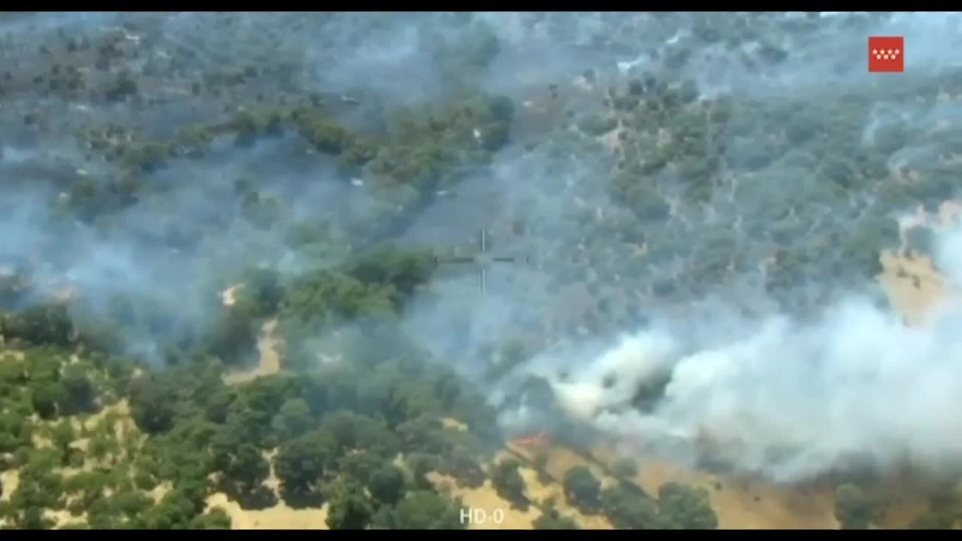 Activado nivel 2 del plan INFOMA por un incendio en Lozoyuela (Madrid)