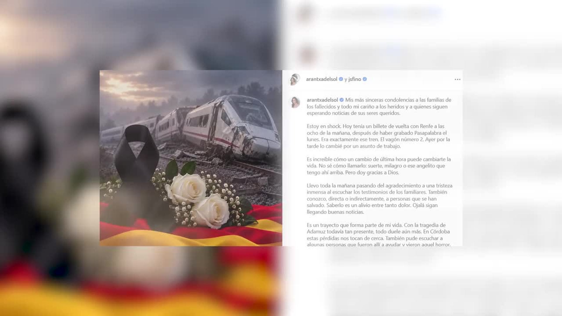 Arantxa del Sol, la casualidad que le ha salvado la vida | Diario Sur