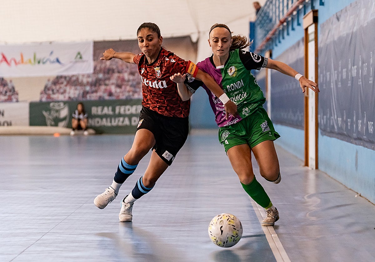 Collado, en un partido de pretemporada contra el AD Ceuta.
