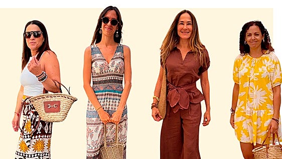 Entre faldas pareo, túnicas y bolsos de rafia: el street style de Málaga aún se aferra al verano