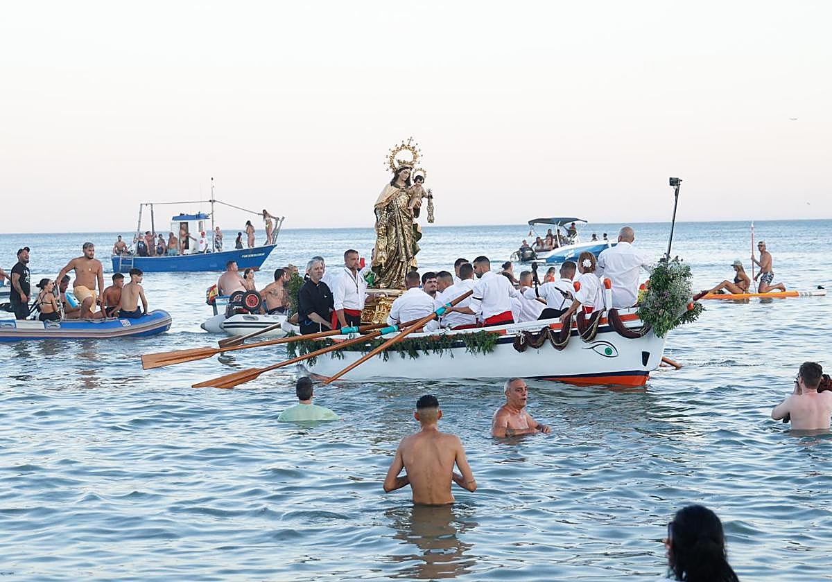 Horarios y recorridos de las procesiones de la Virgen del Carmen en Málaga y provincia este fin de semana