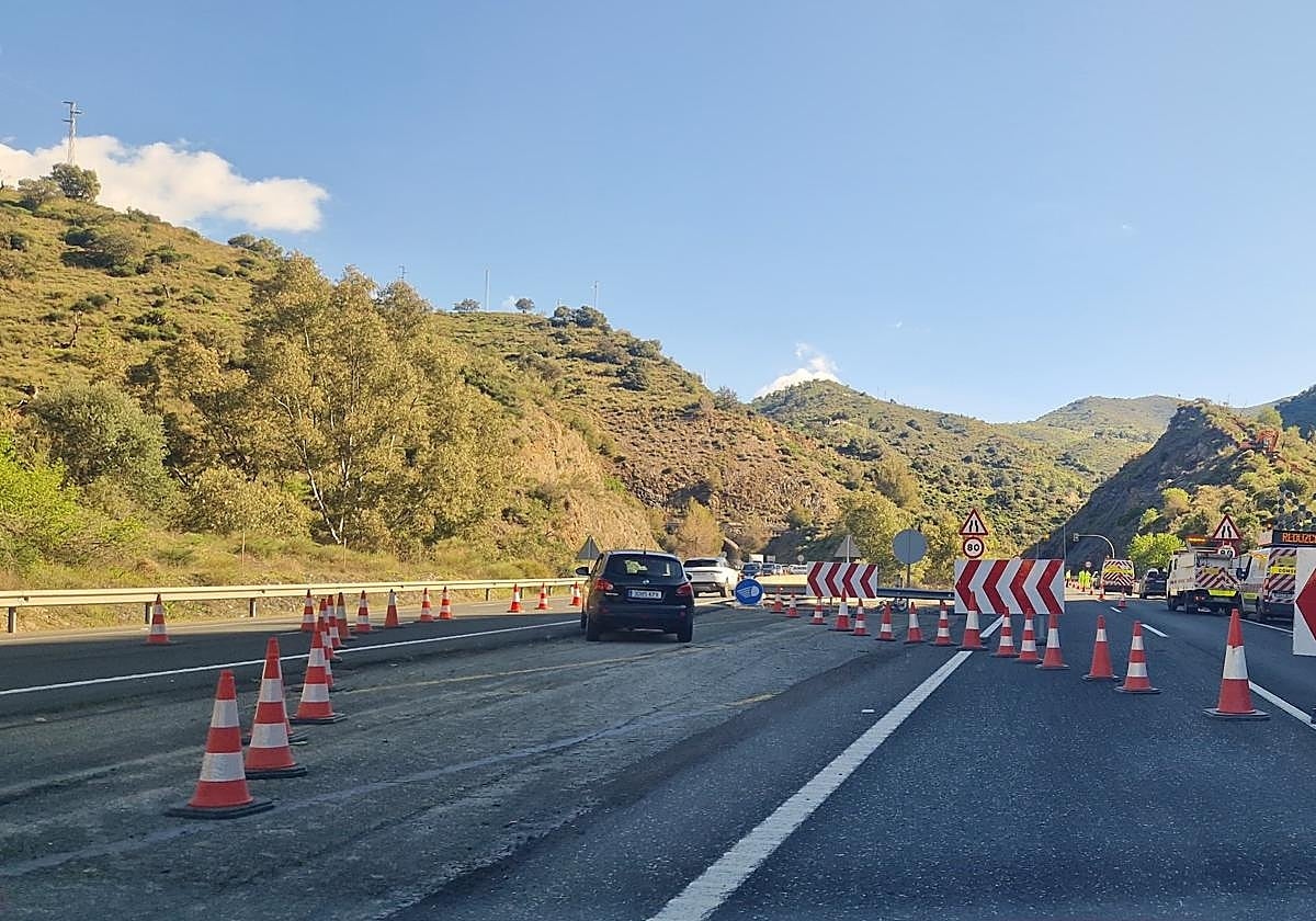 El PP pide al Gobierno que abra el peaje de Las Pedrizas mientras duran las obras en la A-45 para evitar atascos