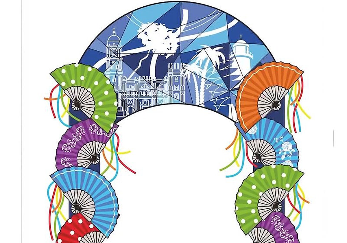 Así será la nueva portada de la feria del Centro de Málaga