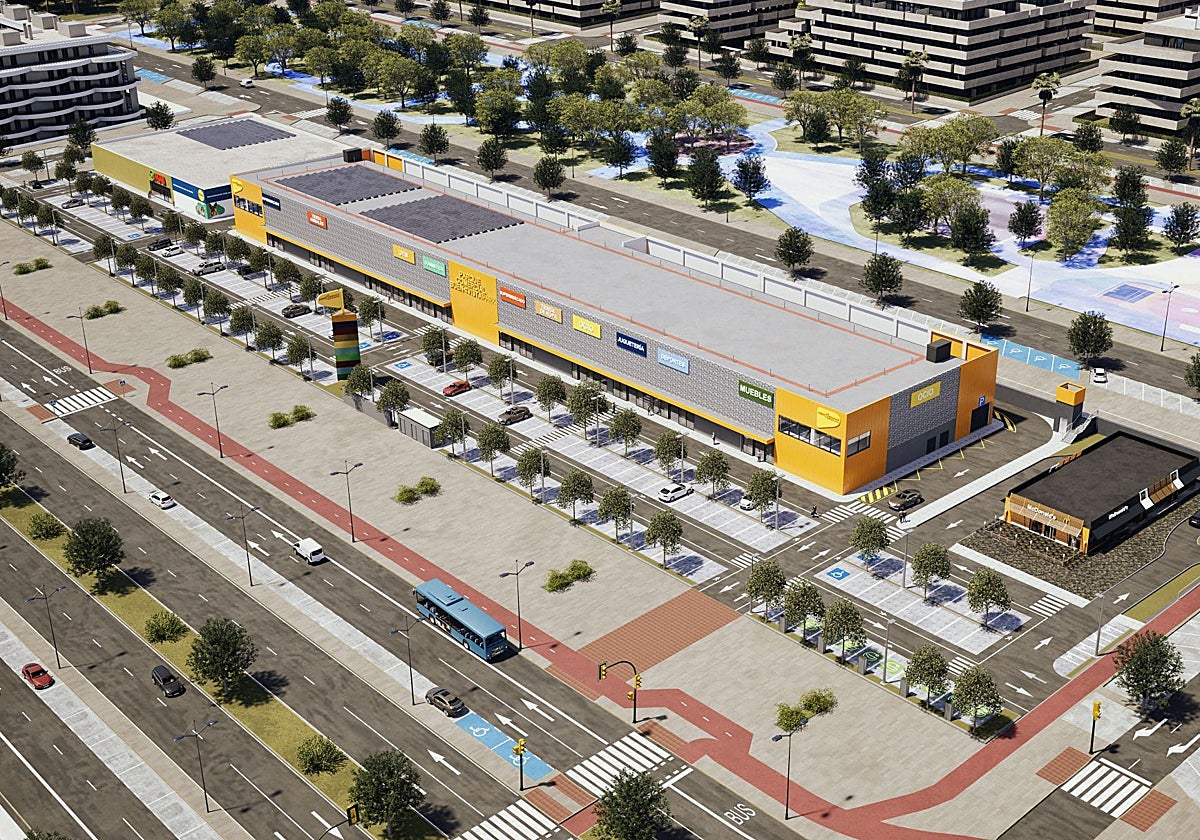 Proyectan un centro comercial en la principal zona de expansión residencial de Málaga