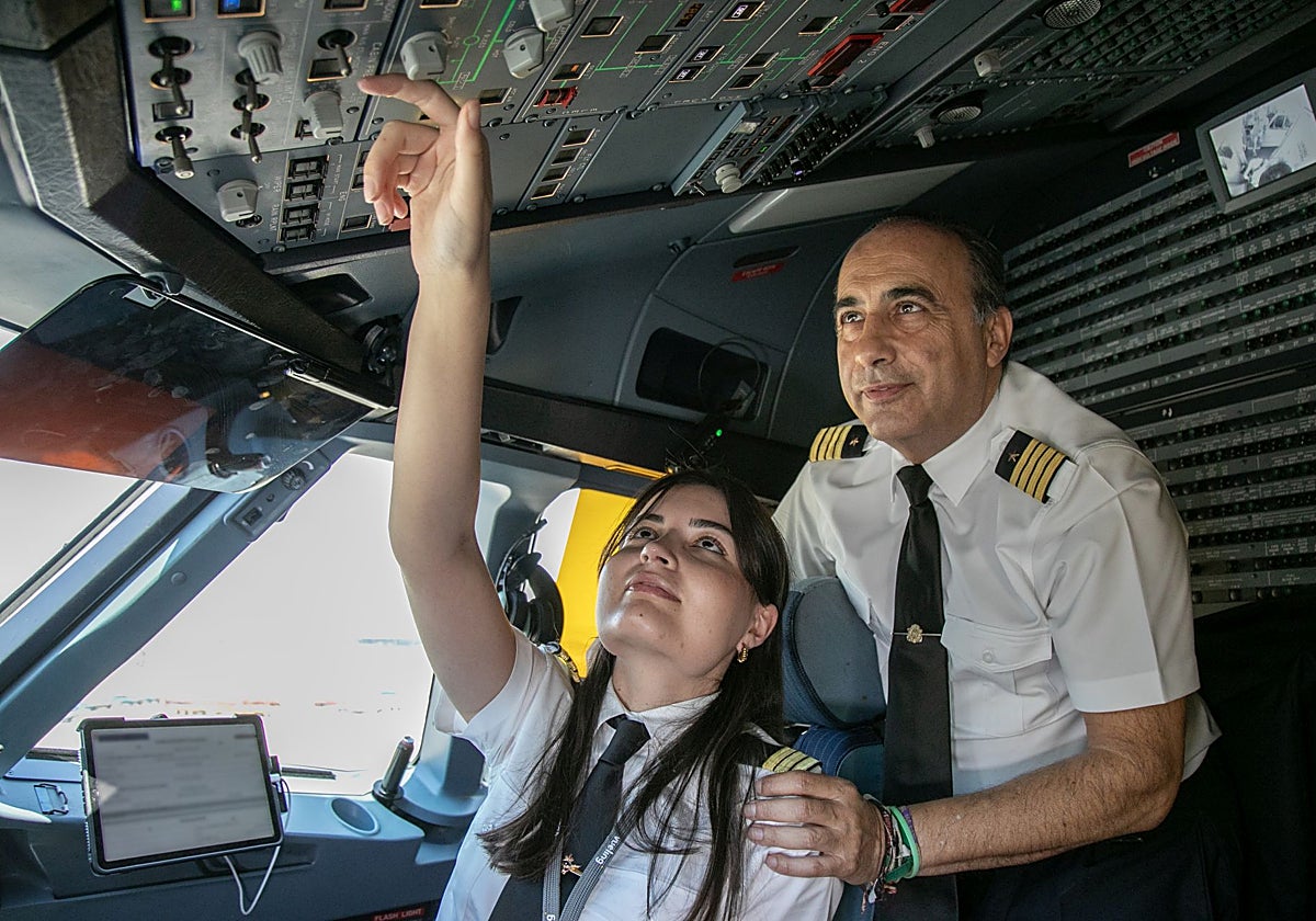 El sueño que despegó en Málaga: padre e hija cumplen el deseo de pilotar juntos