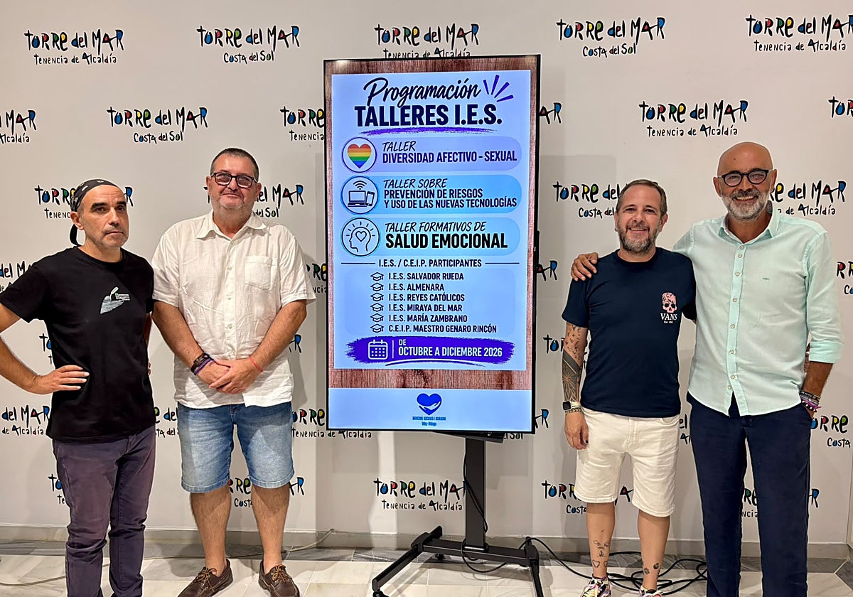 Vélez-Málaga ger workshops om sociala nätverk, känslomässig hälsa och mångfald till klassrummen