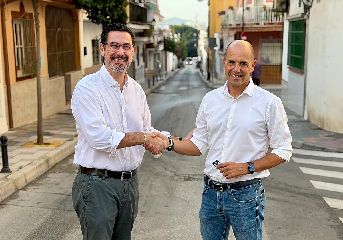 Fuengirola y Mijas acuerdan la mejora de la señalización horizontal en las vías compartidas