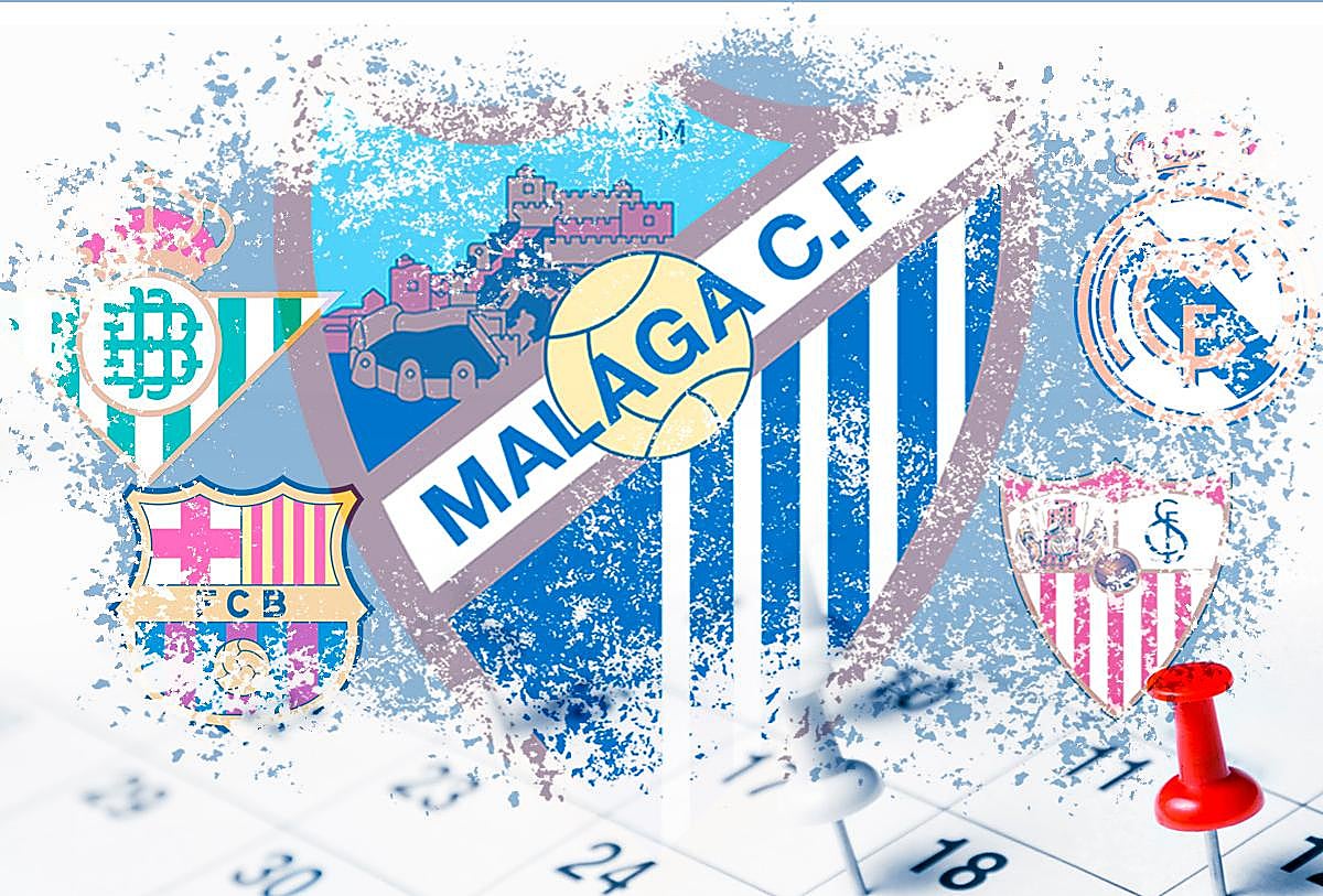 Calendario completo del Málaga para la temporada 2026-2027 en su regreso a Primera