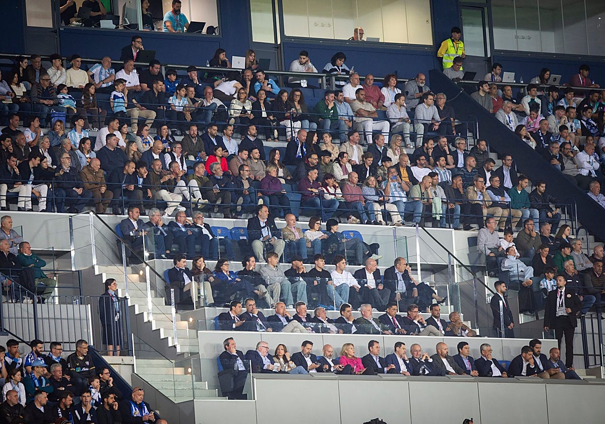 Las nuevas zonas VIP estarán situado a ambos lados del palco de La Rosaleda.
