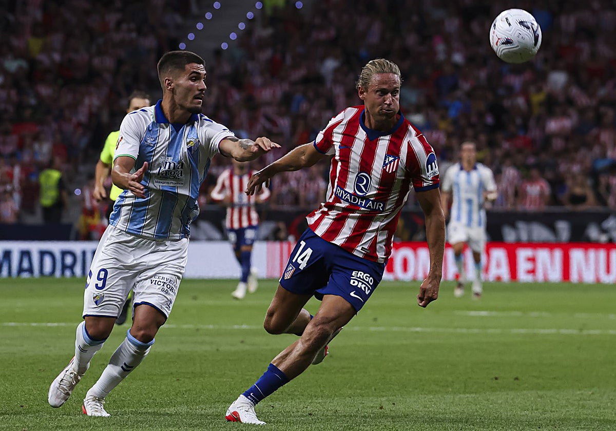 El Málaga plantó cara hasta el que su rival sentenció con su calidad (2-0)