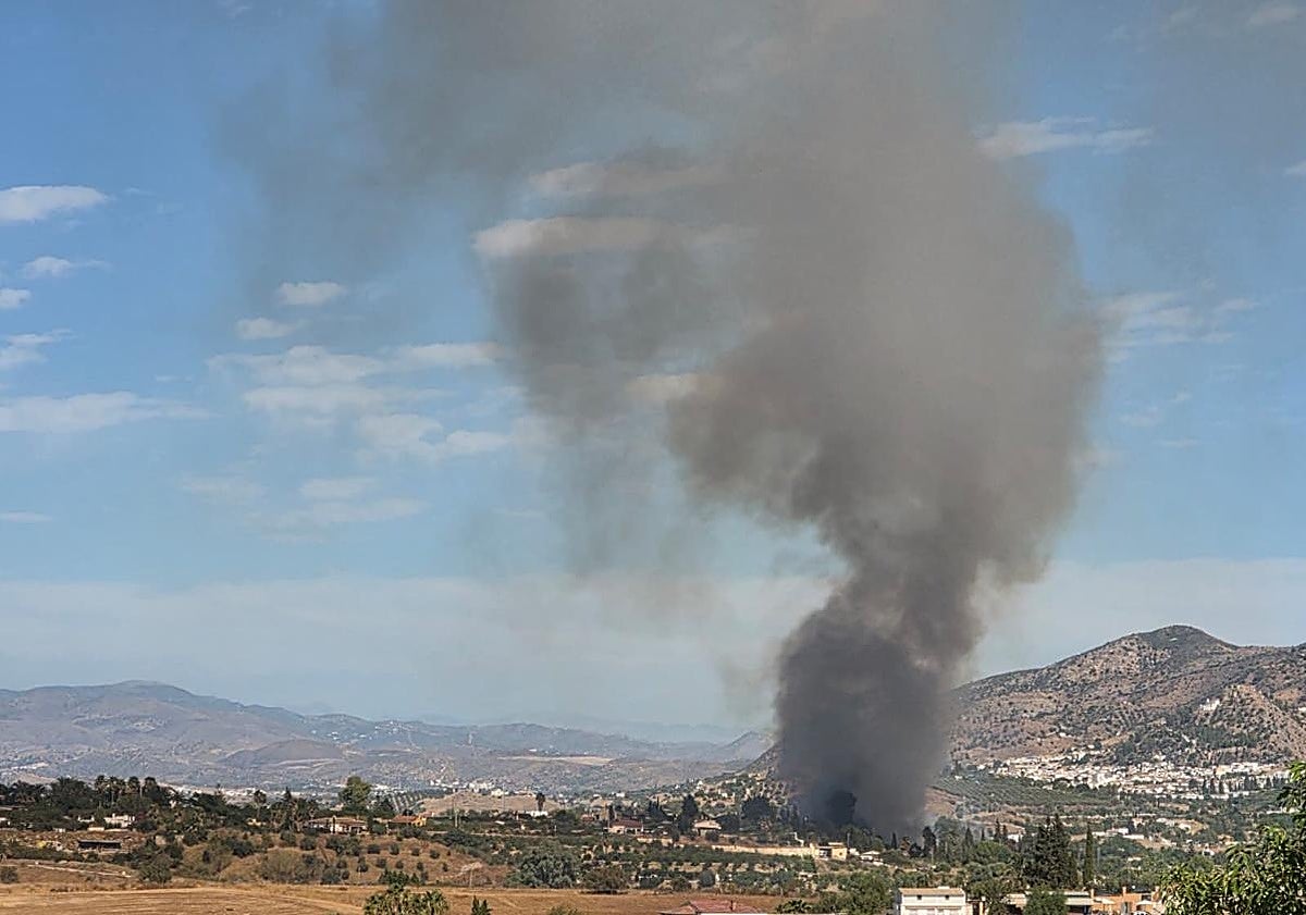 Declarado un incendio forestal en Cártama